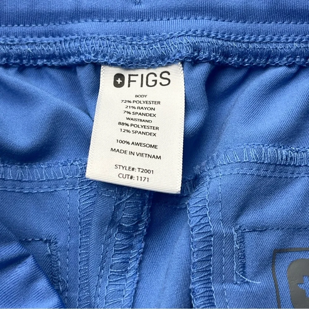 FIGS Technical‎ Collection Mens Axim Cargo Scrub Pant Size Small Blue *FLAWED